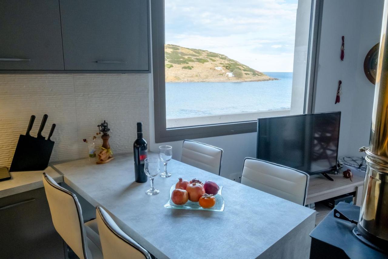Seaside Flat With Hydromassage Daire Mochlos Dış mekan fotoğraf