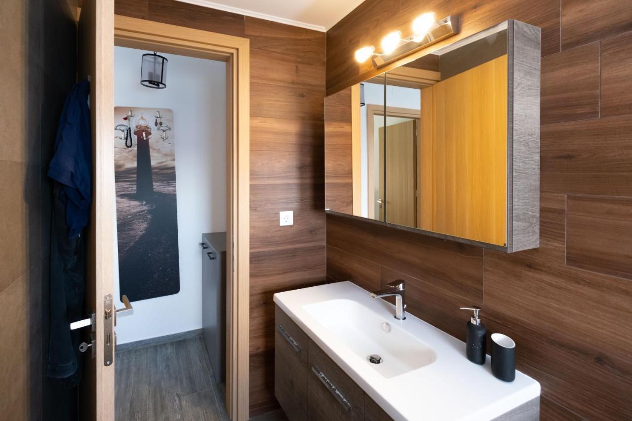 Seaside Flat With Hydromassage Daire Mochlos Dış mekan fotoğraf